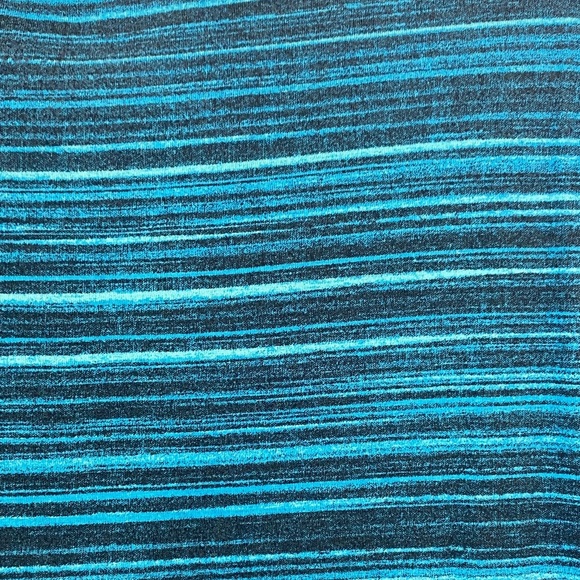 Point Zero Teal Striped Tee Men’s Medium - Picture 9 of 10